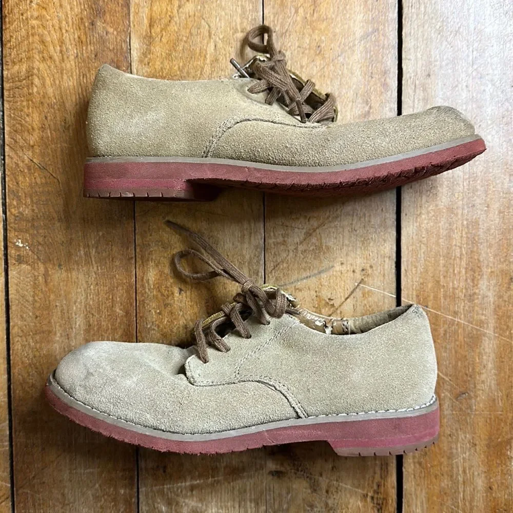Sperry Topsider Tevin Boys Size 1 tan dress shoes Easter shoes